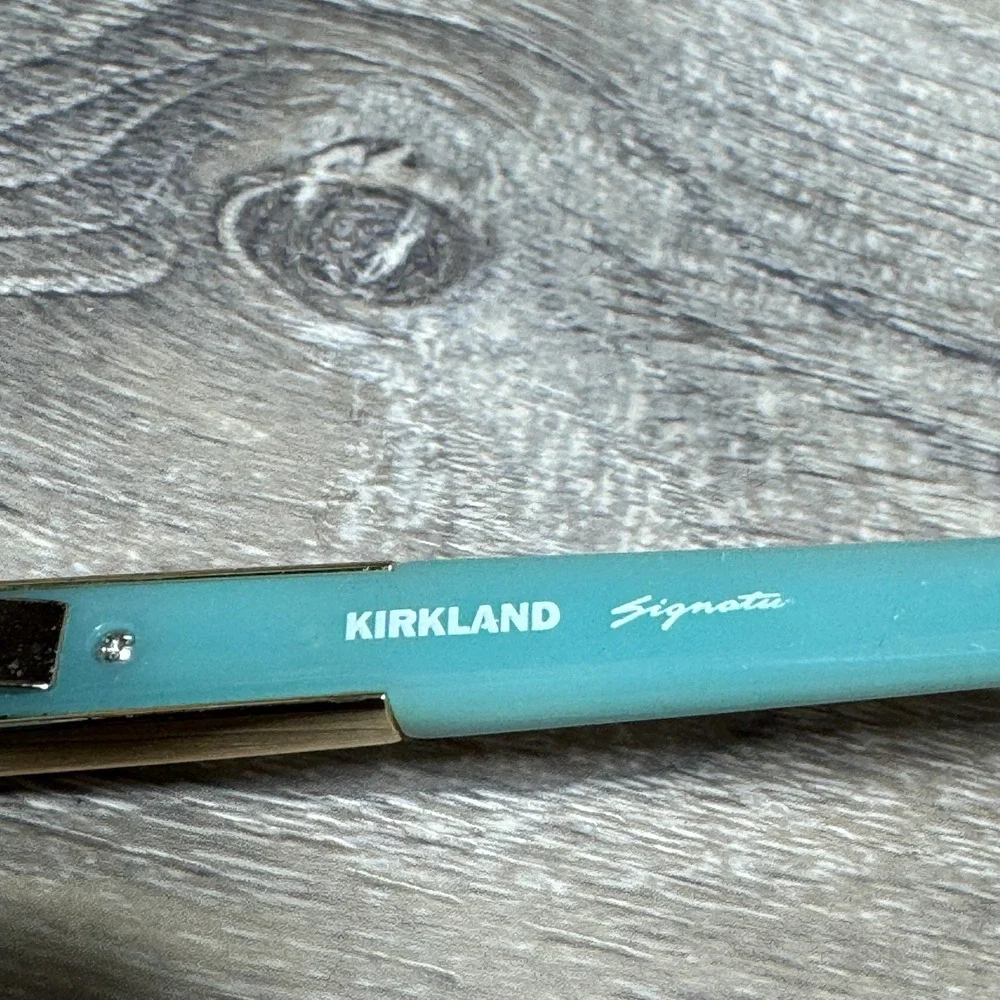 Kirkland Signature Eyeglass Frames Tortoise‎ Aqua Women's 58-17-140 Full Rim